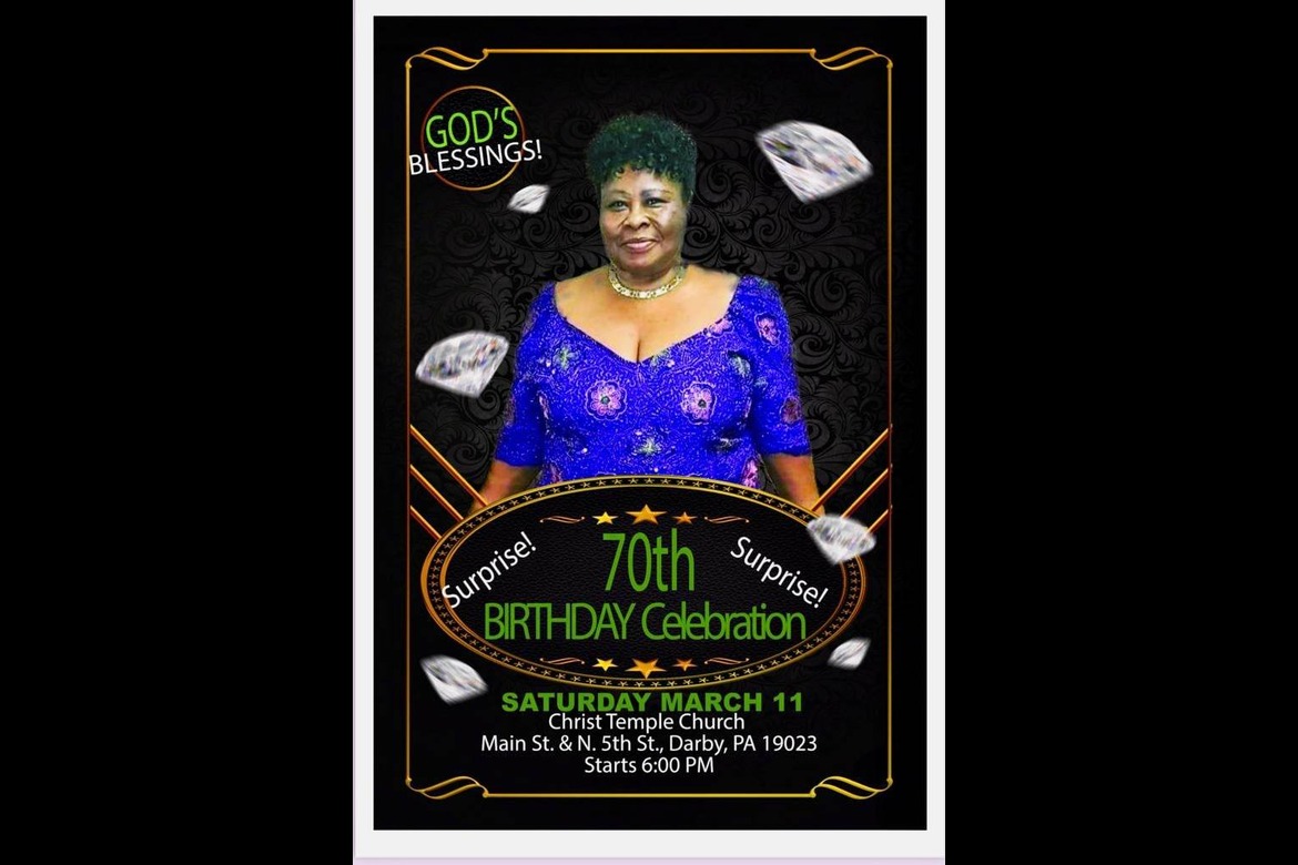 70th Birthday Celebration, March 11, 2023